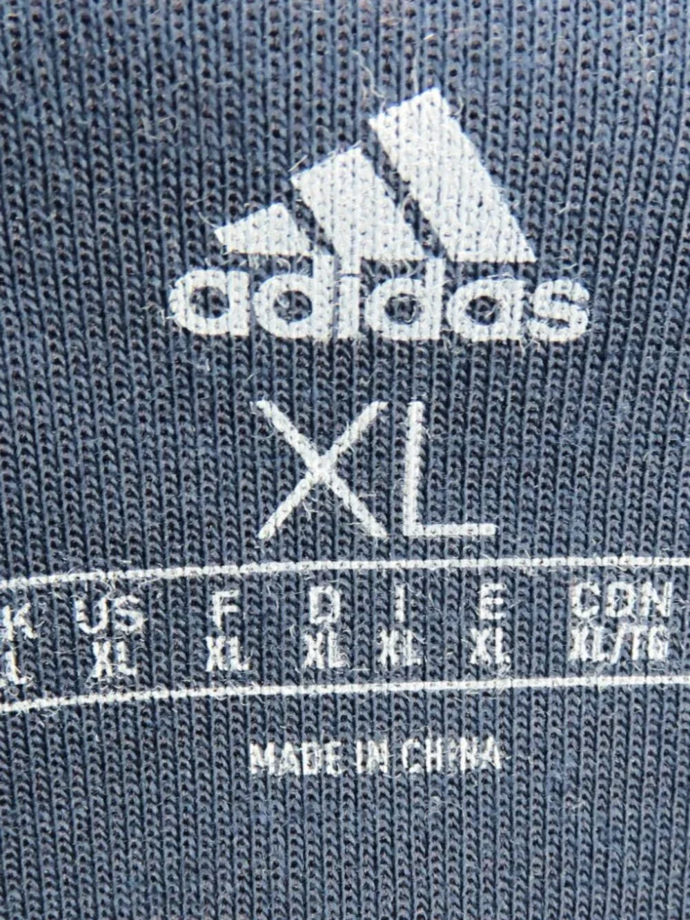 NWT Adidas Men's Navy Long-Sleeve1/4 Zip Pullover Golf Sweatshirt Size XL (C2138